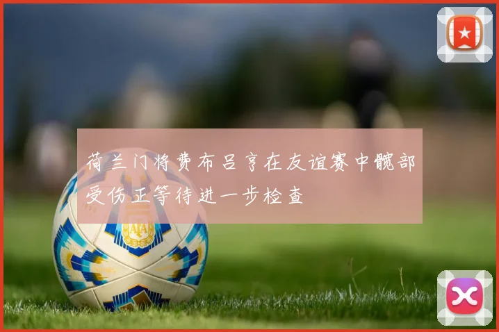 荷兰门将费布吕亨在友谊赛中髋部受伤正等待进一步检查